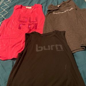 Burn boot camp workout tanks